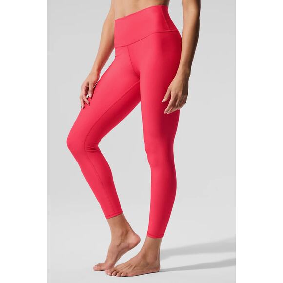 ALO Yoga Airlift High Rise 7/8 Legging Size Extra Small Candy Red Shine #W5766R - Picture 1 of 4